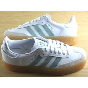 Adidas Women's Sambae Sneakers Cloud White Wonder Blue Gum Sizes NIB JP5609
